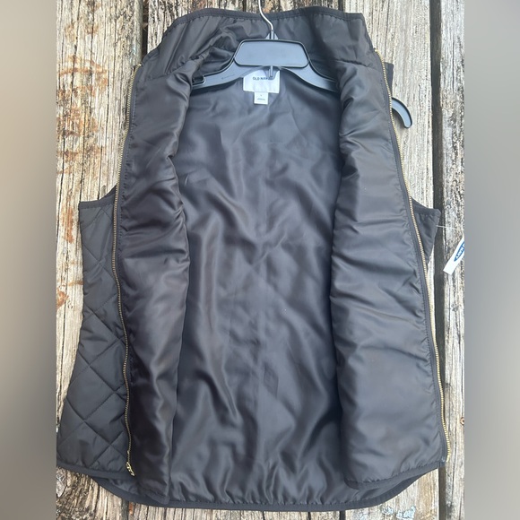 NWT Old Navy Men’s Large Full Zip Quilted Black Vest A-7 - Picture 8 of 8